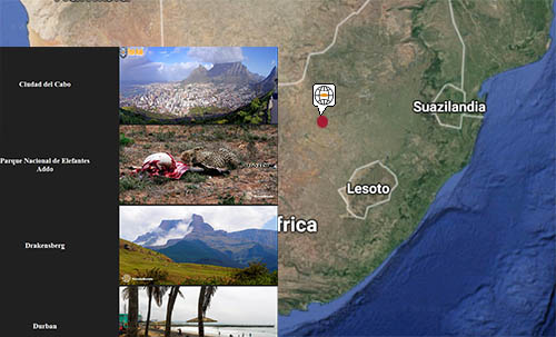 Lugares de interés en Sudfrica