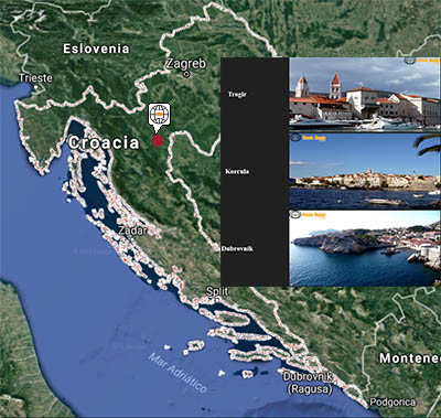 Lugares de interés en Croacia