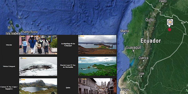 Lugares de interés en Ecuador