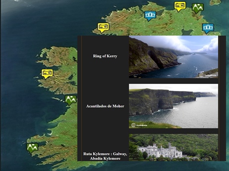 Lugares de interés en Irlanda