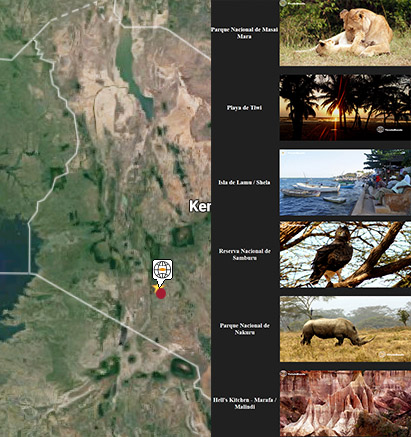 Lugares de interés en Kenia