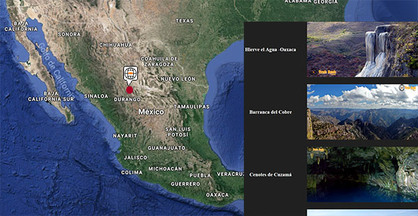 Lugares de interés en M'exico